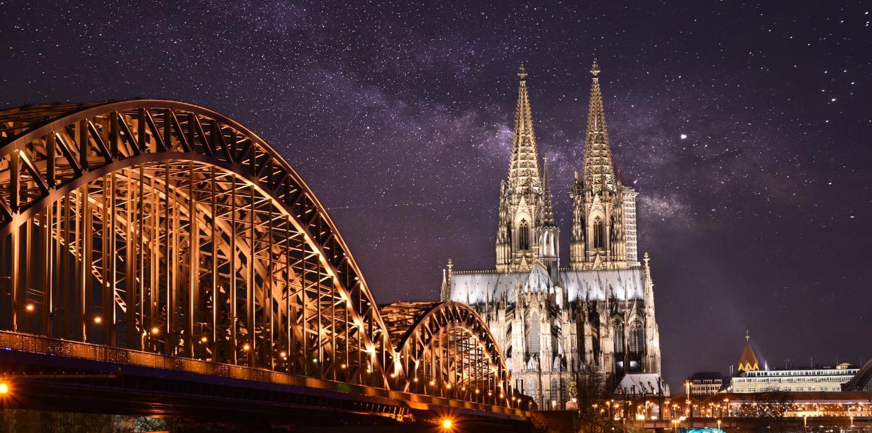 Kölner Dom bei Nacht